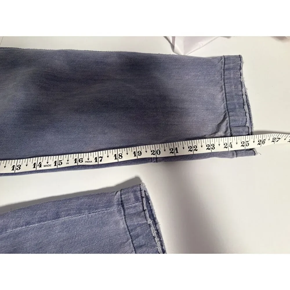 We The Free Vintage Wash Denim Overalls | Distressed Patchwork